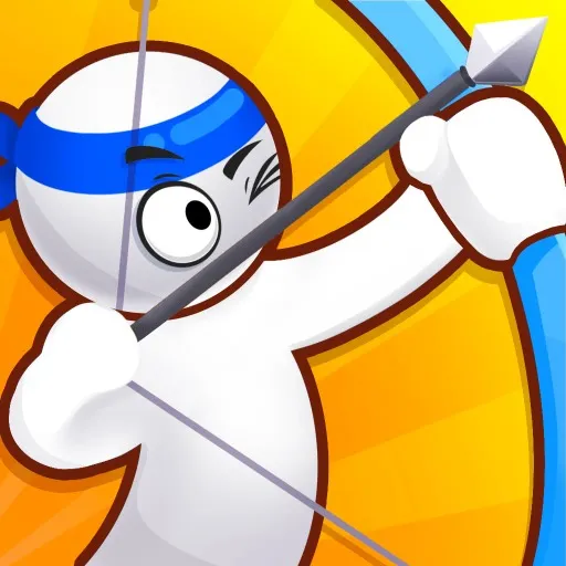 Stickman Archer: Shooting Arrows at Reds